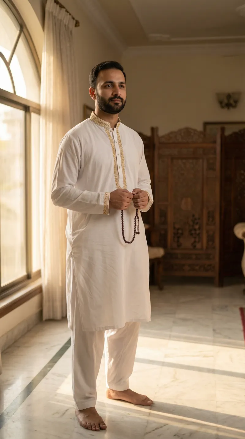 Kurta garment context for measurement planning